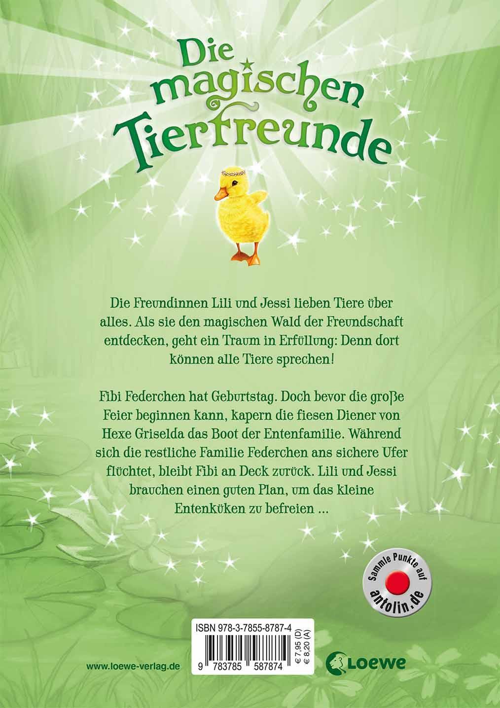 Rückseite: 9783785587874 | Die magischen Tierfreunde - Fibi Federchen ganz allein | Daisy Meadows