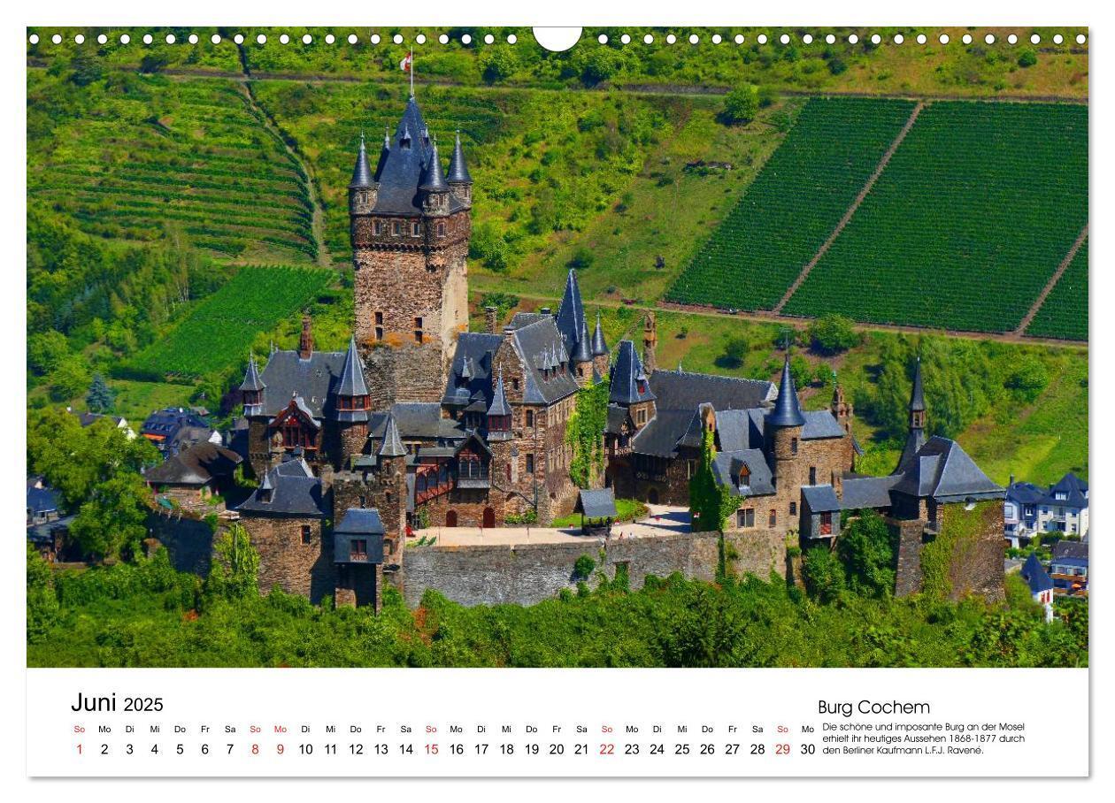 Bild: 9783435557202 | Deutschlands Burgen - Burgen, Schlösser und Ruinen (Wandkalender...