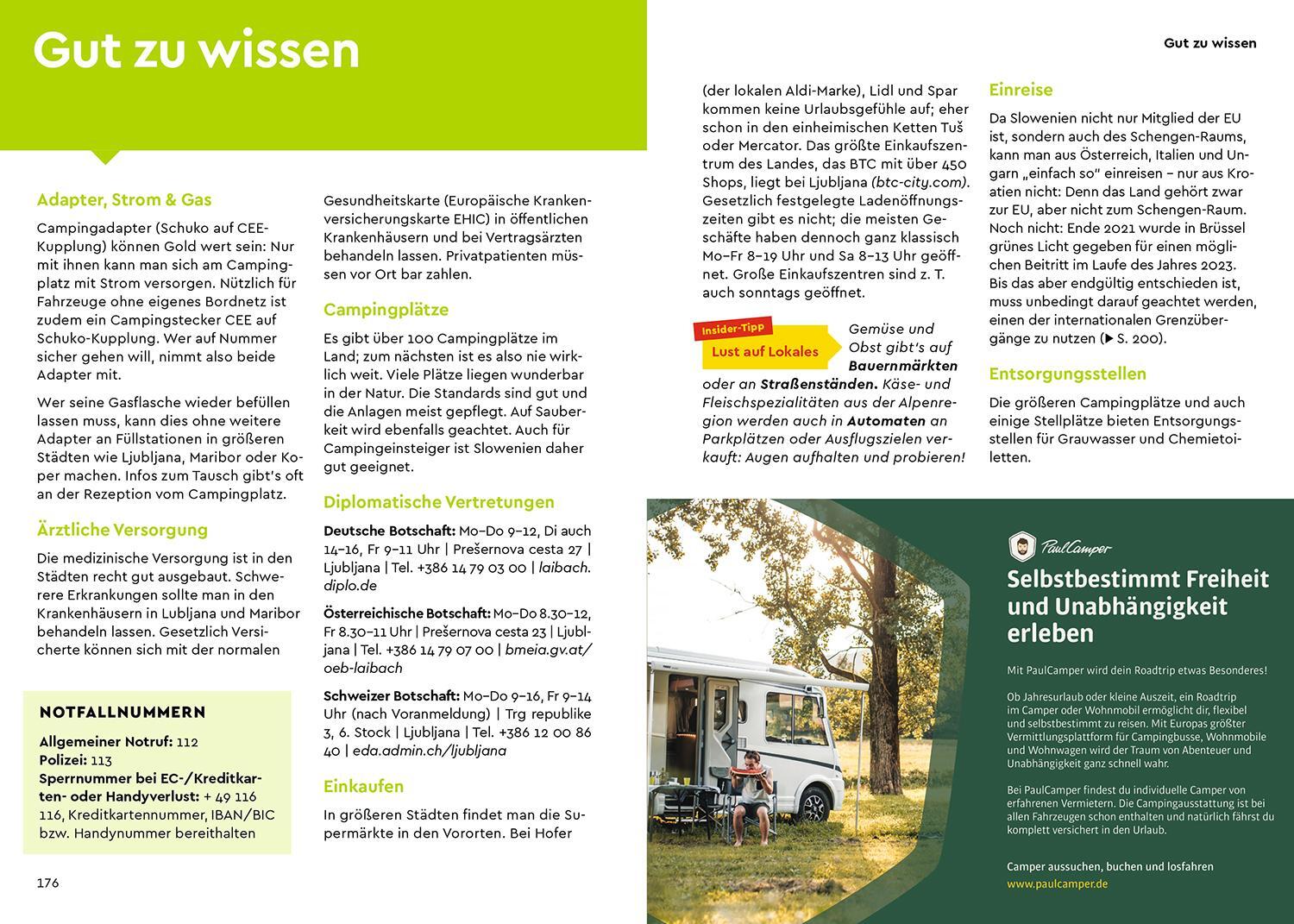 Bild: 9783829731928 | MARCO POLO Camper Guide Slowenien | Andrea Markand (u. a.) | Buch