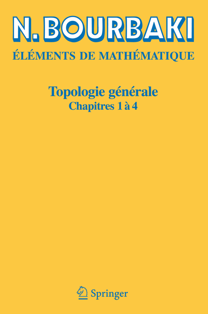 Cover: 9783540339366 | Topologie générale. Chapitres.1-4 | N. Bourbaki | Taschenbuch | xv