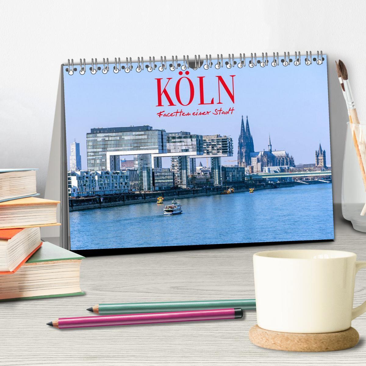 Bild: 9783435207688 | Köln - Facetten einer Stadt (Tischkalender 2025 DIN A5 quer),...