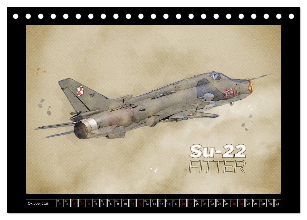 Bild: 9783435324293 | Aero Action Art - Luftfahrt Kunst (Tischkalender 2025 DIN A5 quer),...