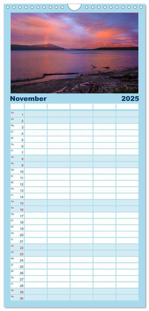 Bild: 9783457121344 | Familienplaner 2025 - Der Alaska Kalender mit 5 Spalten...