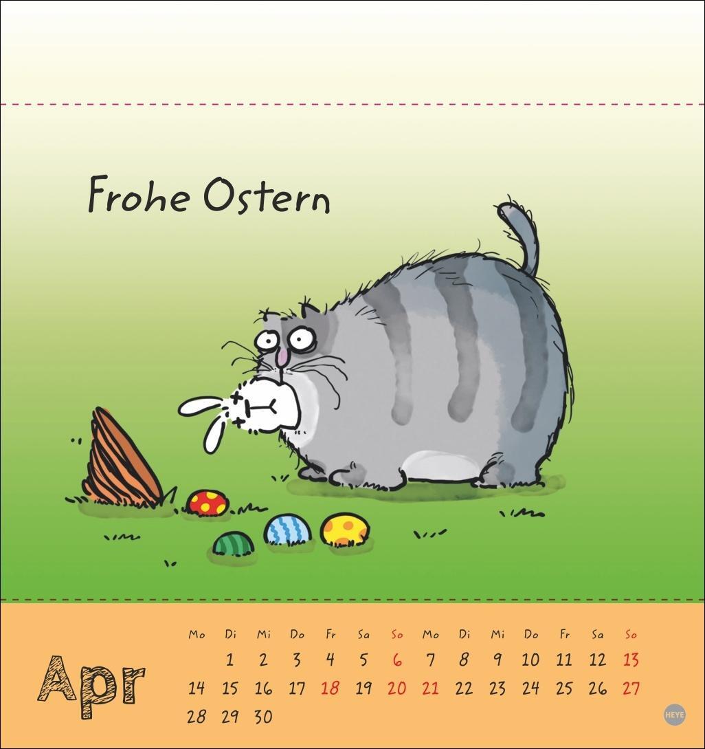 Bild: 9783756406951 | Catzz Postkartenkalender 2025 | Kalender | Postkartenkalender Heye