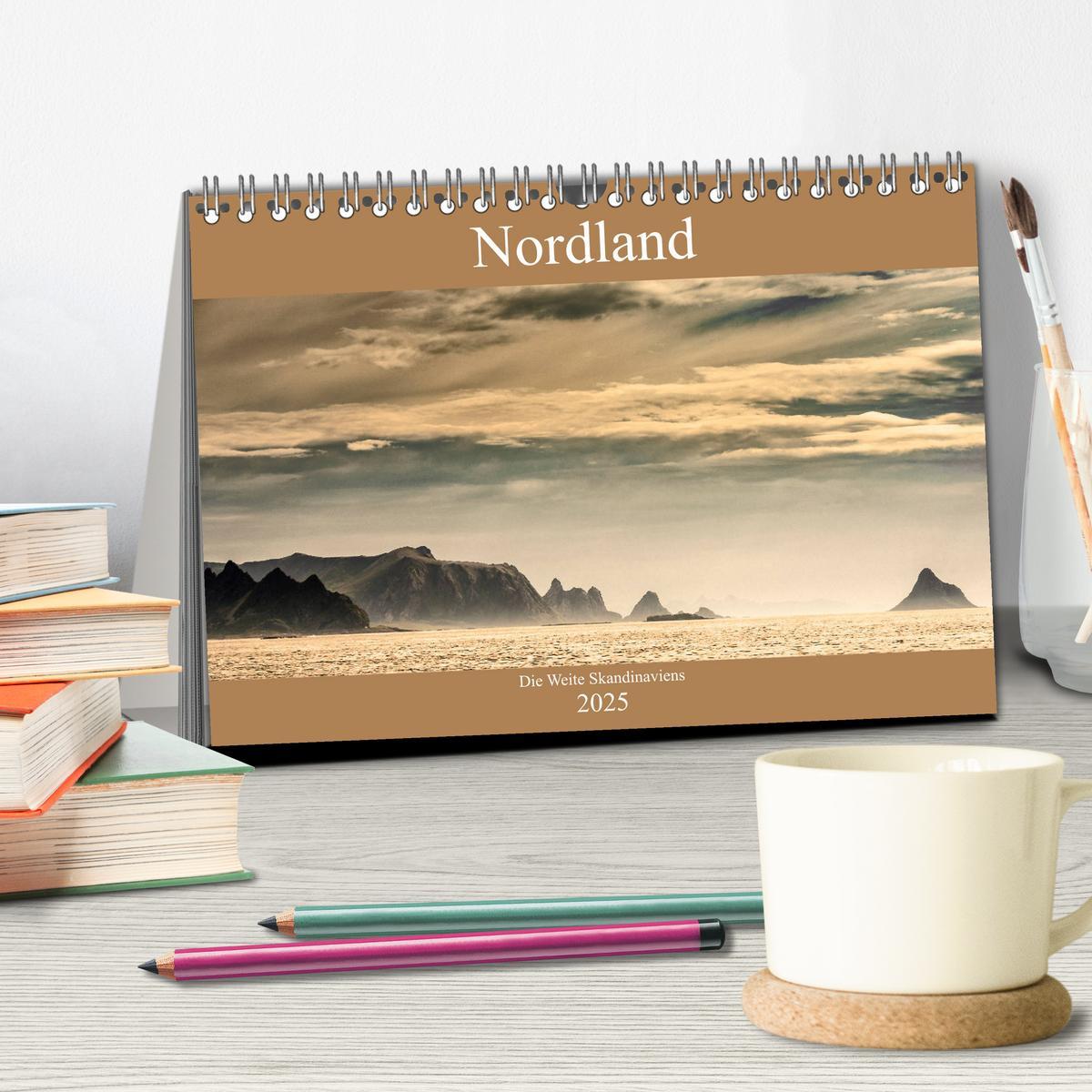 Bild: 9783435339051 | Nordland ¿ Die Weite Skandinaviens (Tischkalender 2025 DIN A5...