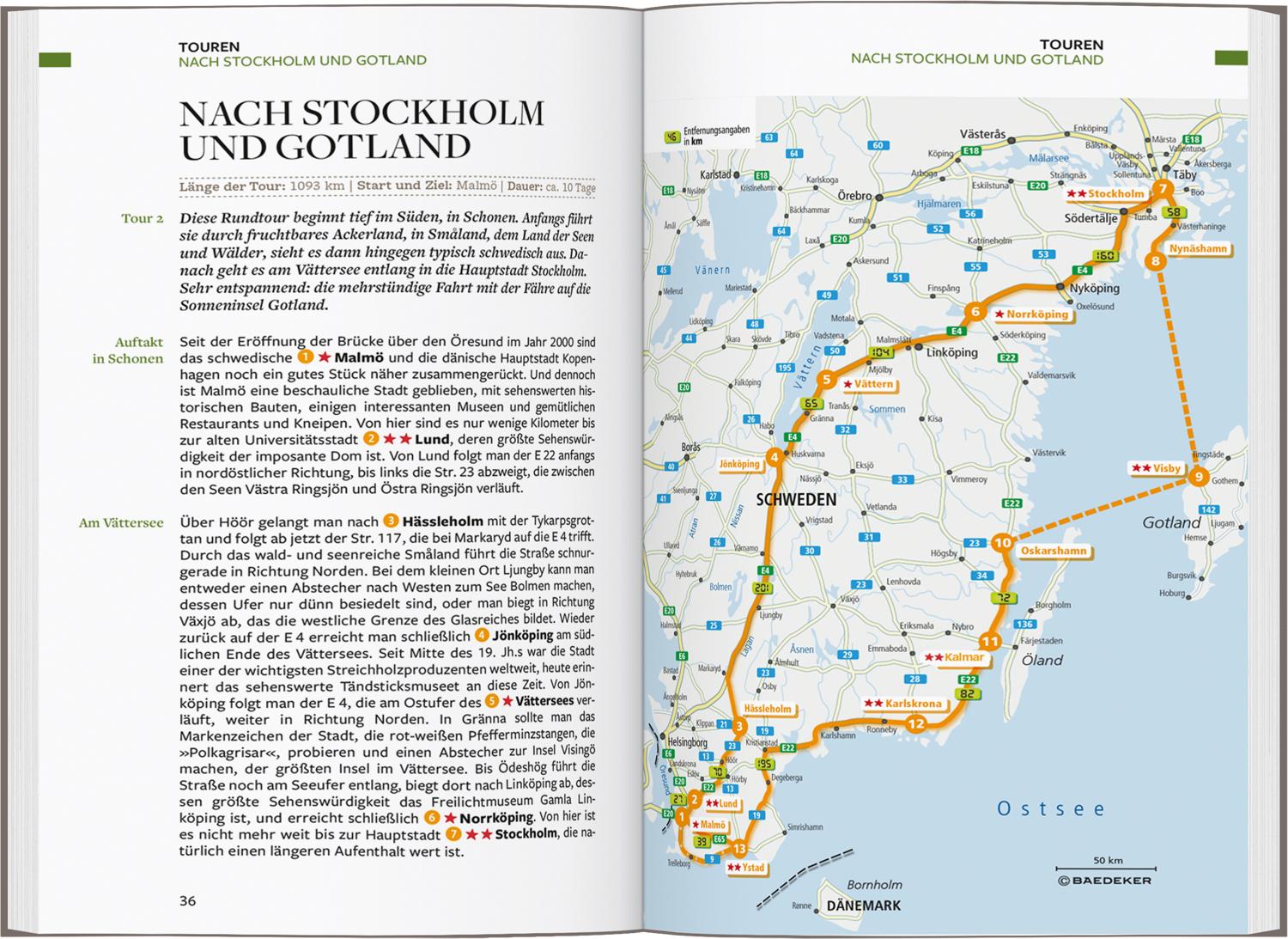 Bild: 9783575002488 | Baedeker Reiseführer Schweden | mit praktischer Karte EASY ZIP | Buch