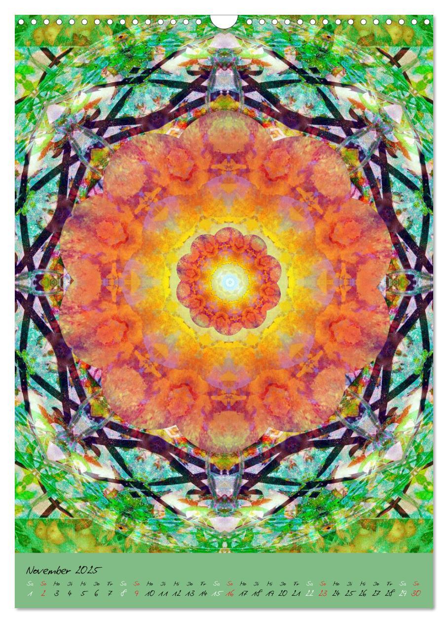 Bild: 9783457042274 | MANDALAS der Natur (Wandkalender 2025 DIN A3 hoch), CALVENDO...