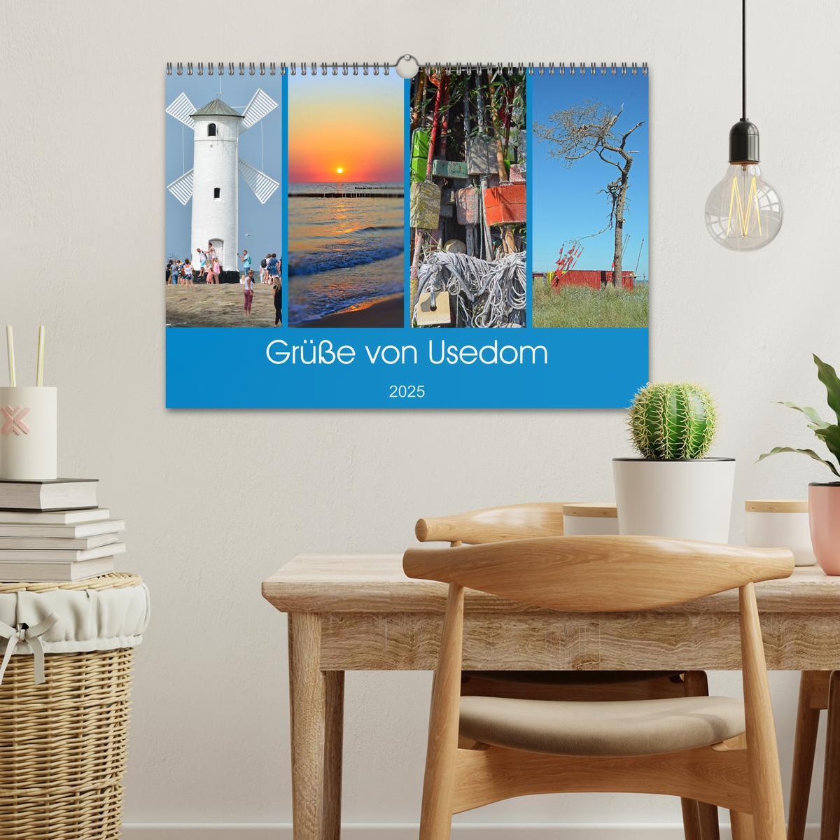 Bild: 9783435072149 | Grüße von Usedom (Wandkalender 2025 DIN A3 quer), CALVENDO...