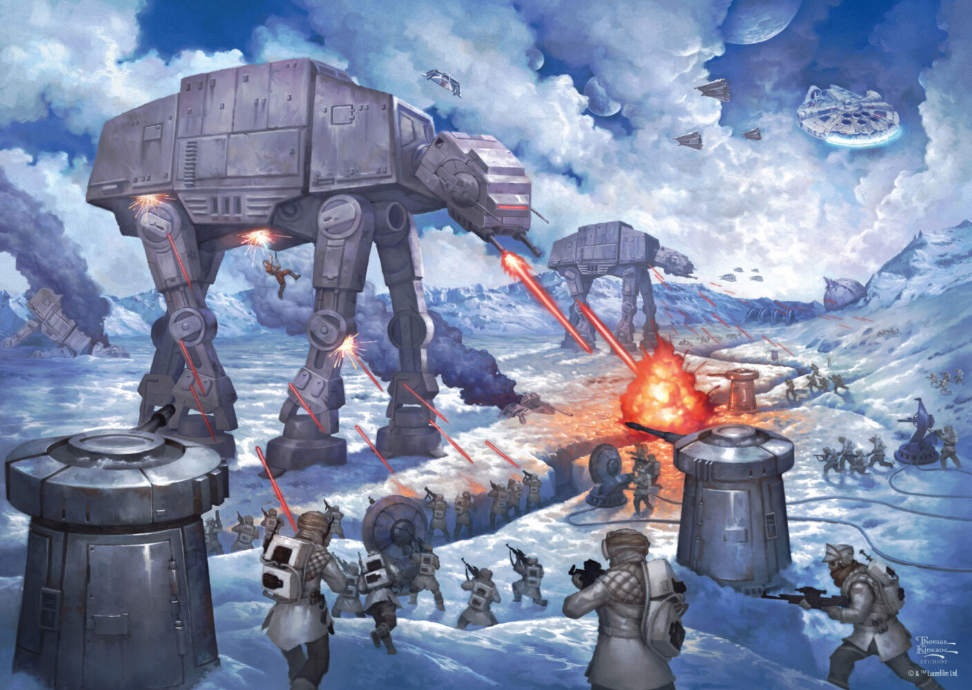 Bild: 4001504599522 | Lucas Film, Star Wars, The Battle of Hoth (Puzzle) | Spiel | 59952