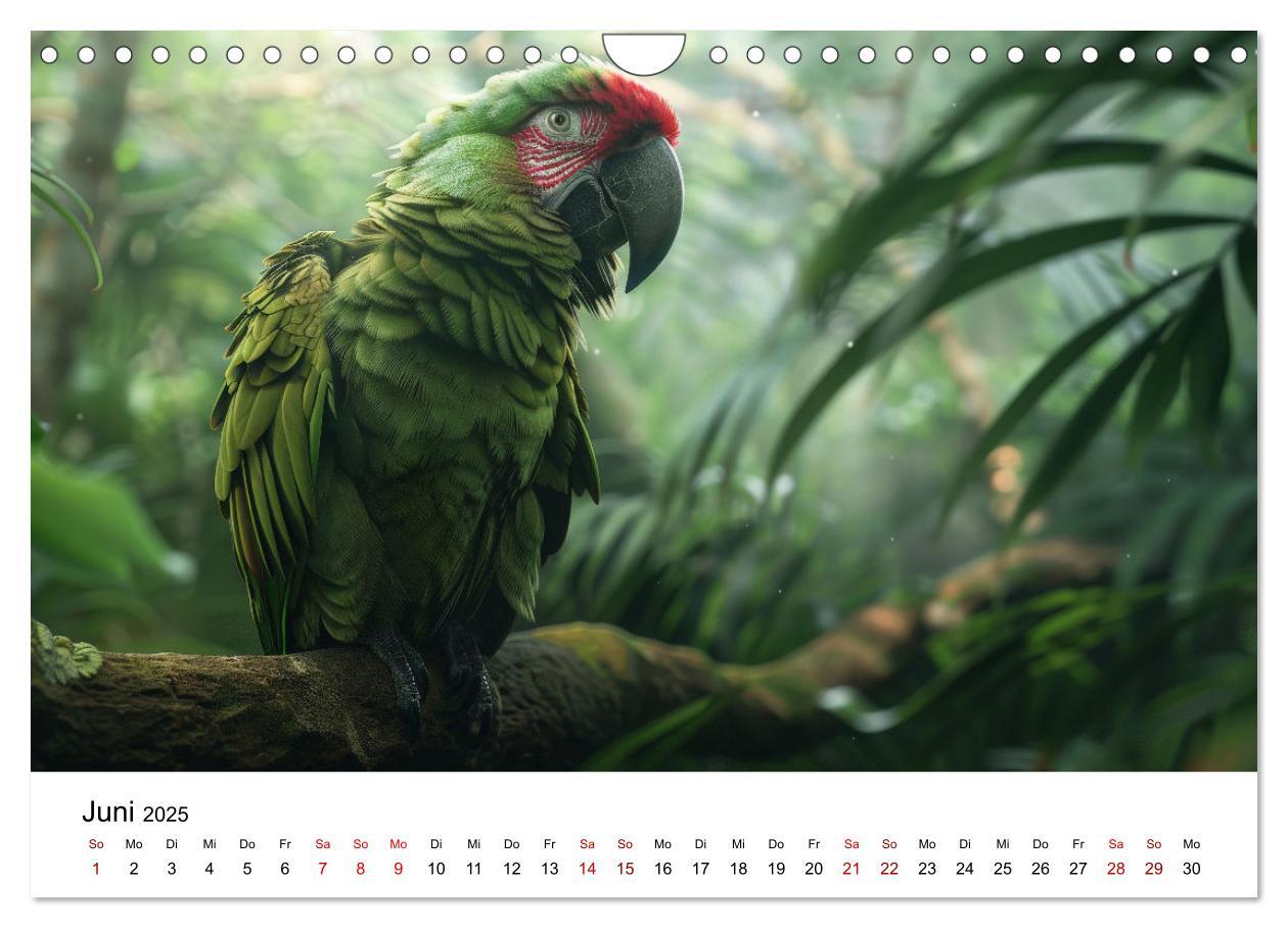 Bild: 9783383795046 | Papageien - Farbenfrohe Paradiesvögel (Wandkalender 2025 DIN A4...