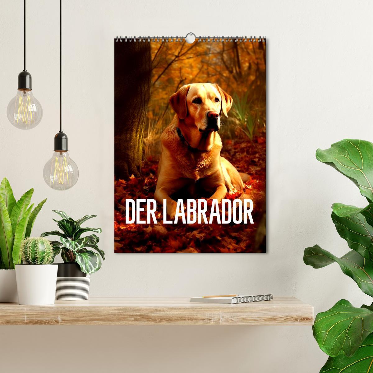 Bild: 9783435876891 | Der Labrador (Wandkalender 2025 DIN A3 hoch), CALVENDO Monatskalender