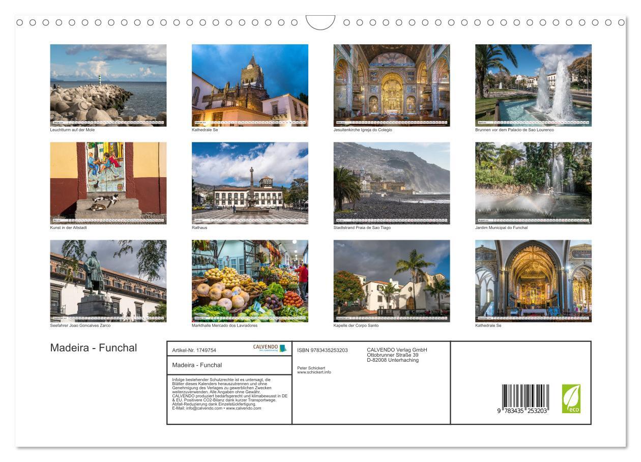 Bild: 9783435253203 | Madeira - Funchal (Wandkalender 2025 DIN A3 quer), CALVENDO...