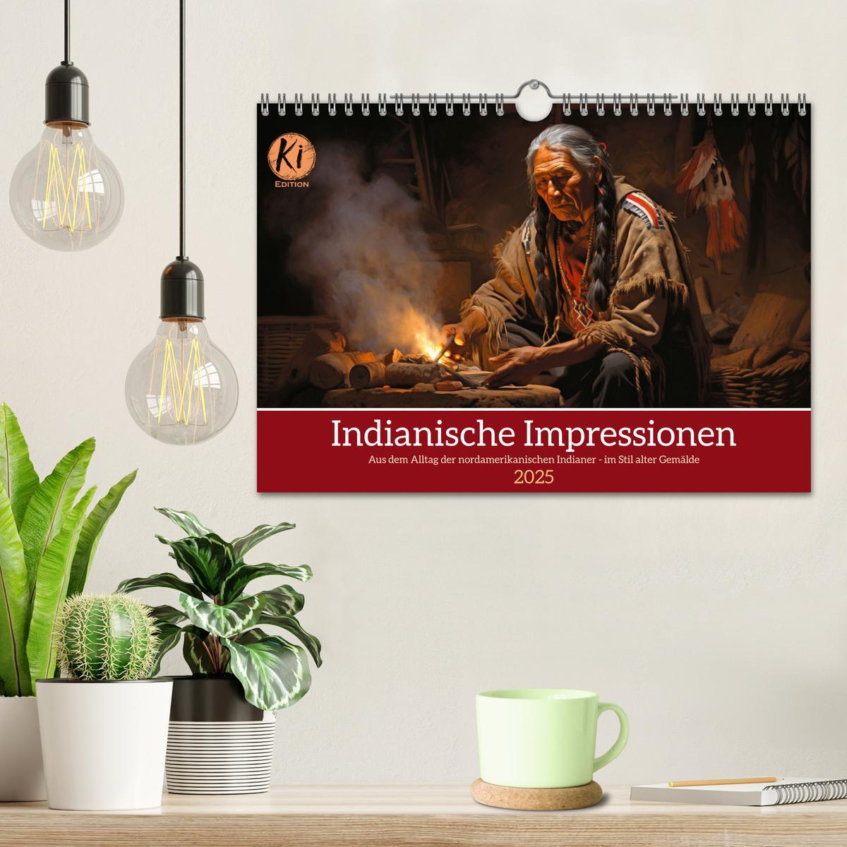 Bild: 9783383830761 | Indianische Impressionen (Wandkalender 2025 DIN A4 quer), CALVENDO...