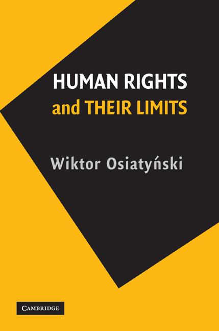 Cover: 9780521125239 | Human Rights and Their Limits | Wiktor Osiatynski | Taschenbuch | 2010