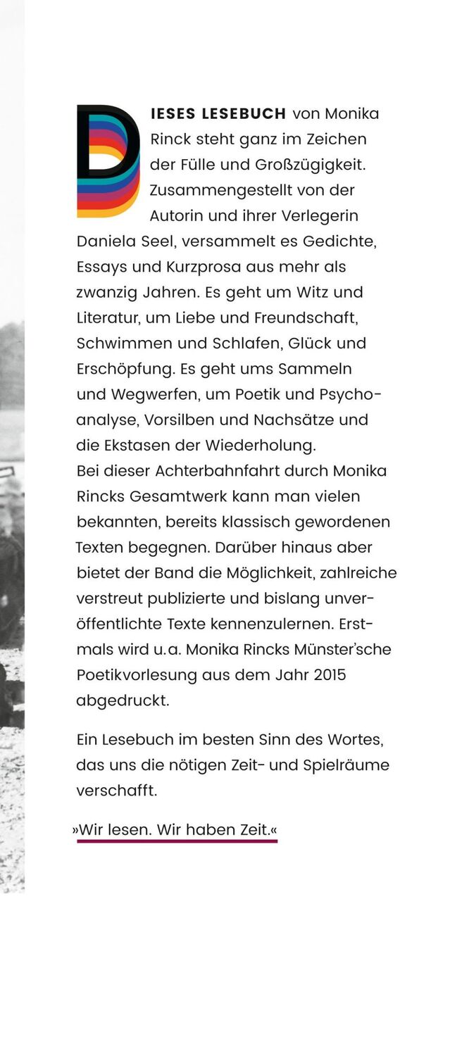 Bild: 9783103974201 | Champagner für die Pferde | Ein Lesebuch | Monika Rinck | Buch | 2019