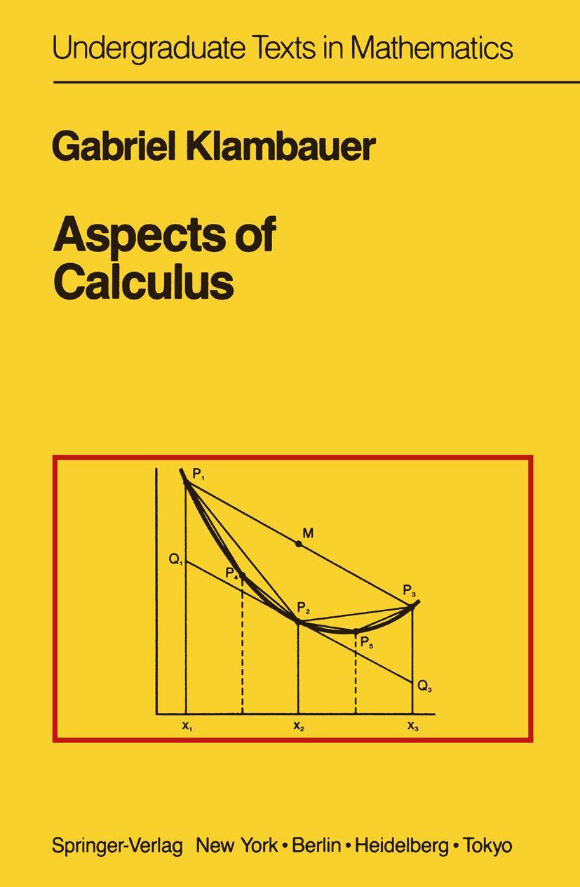 Cover: 9781461395638 | Aspects of Calculus | Gabriel Klambauer | Taschenbuch | x | Englisch