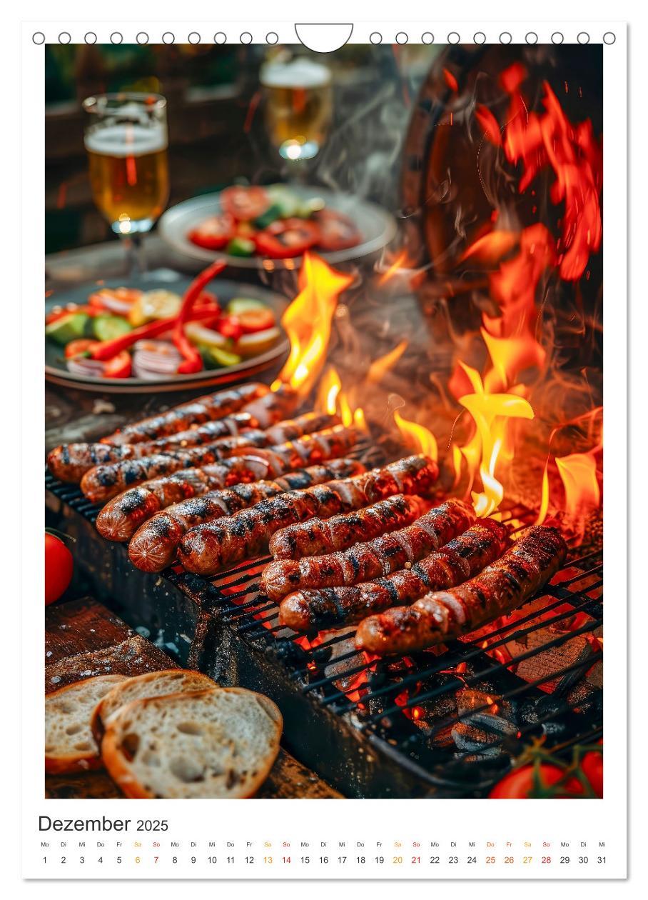 Bild: 9783457123003 | Food BBQ - Deftiges aus der Gourmet-Küche (Wandkalender 2025 DIN A4...