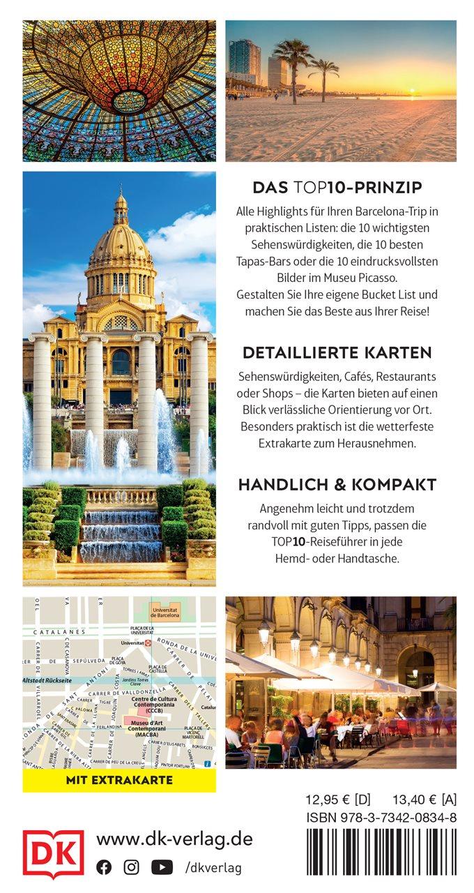 Rückseite: 9783734208348 | TOP10 Reiseführer Barcelona | DK Verlag - Reise | Taschenbuch | 160 S.