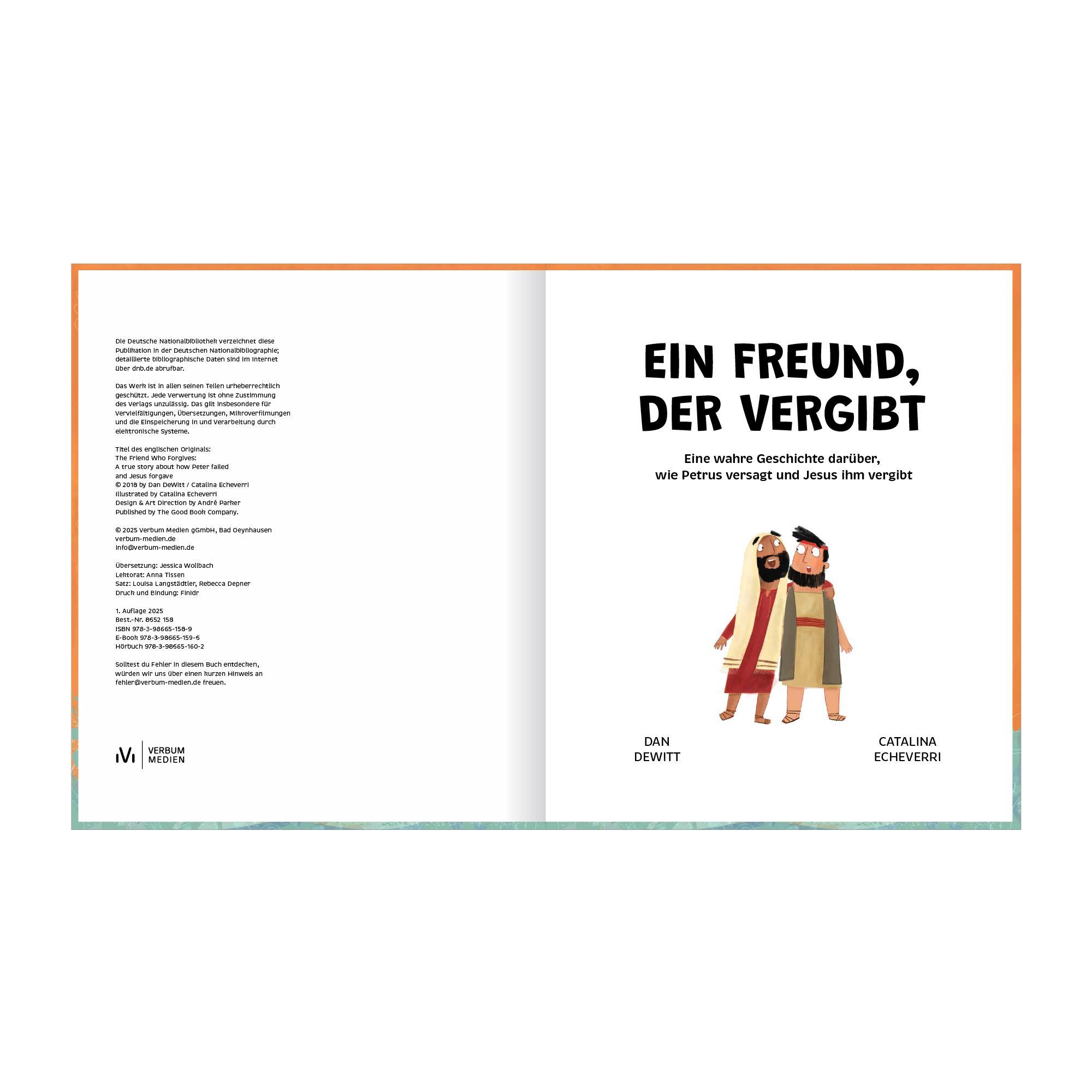 Bild: 9783986651589 | Ein Freund, der vergibt | Dan DeWitt | Buch | 40 S. | Deutsch | 2025