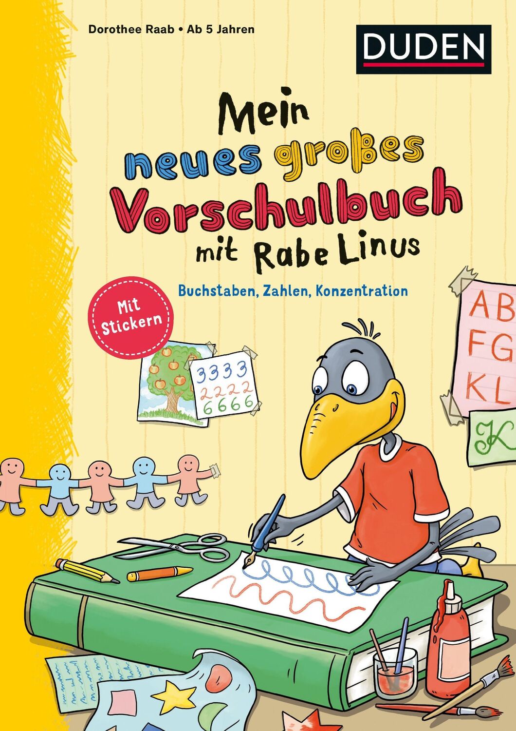 Cover: 9783411872381 | Mein neues großes Vorschulbuch mit Rabe Linus | Dorothee Raab | Buch