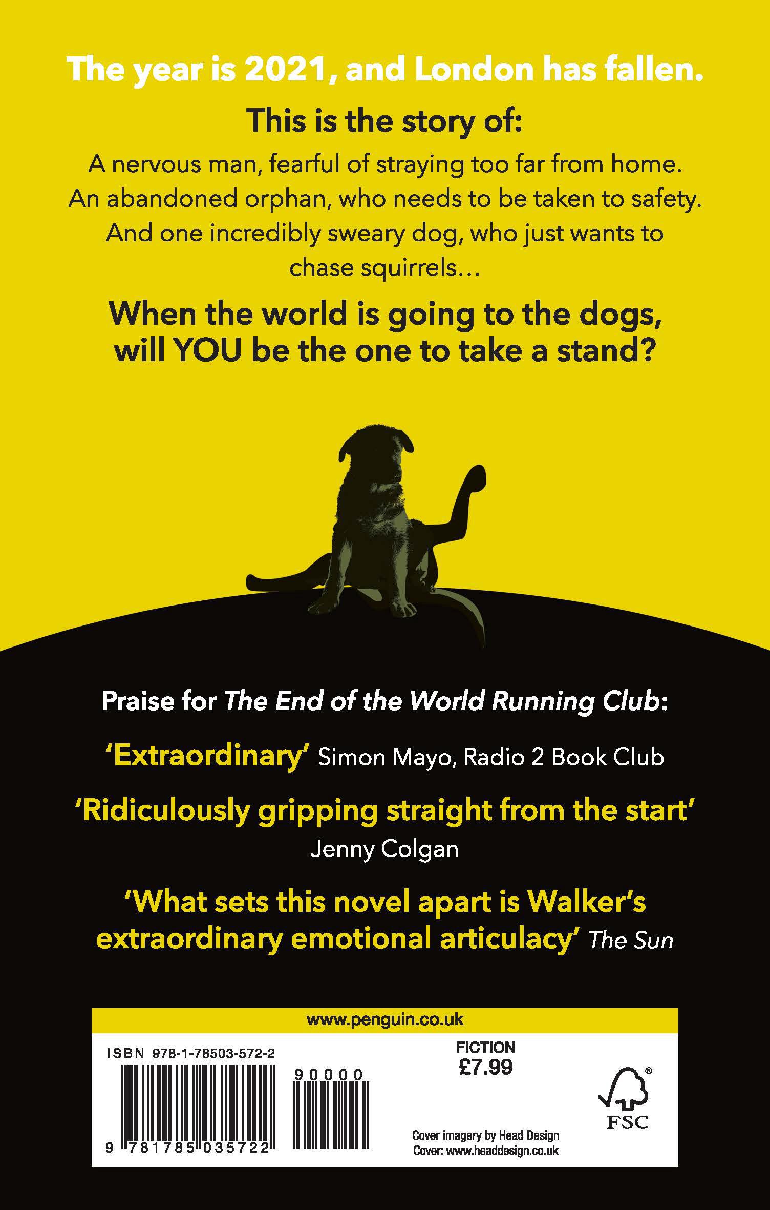 Rückseite: 9781785035722 | The Last Dog on Earth | Adrian J Walker | Taschenbuch | Englisch