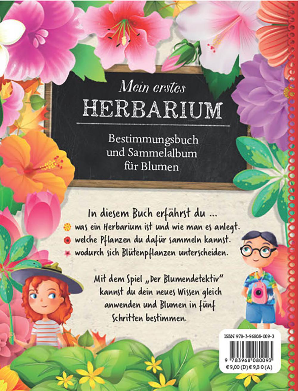 Rückseite: 9783968080093 | Flora &amp; Leo. Mein erstes Herbarium | Christine Schreier | Taschenbuch