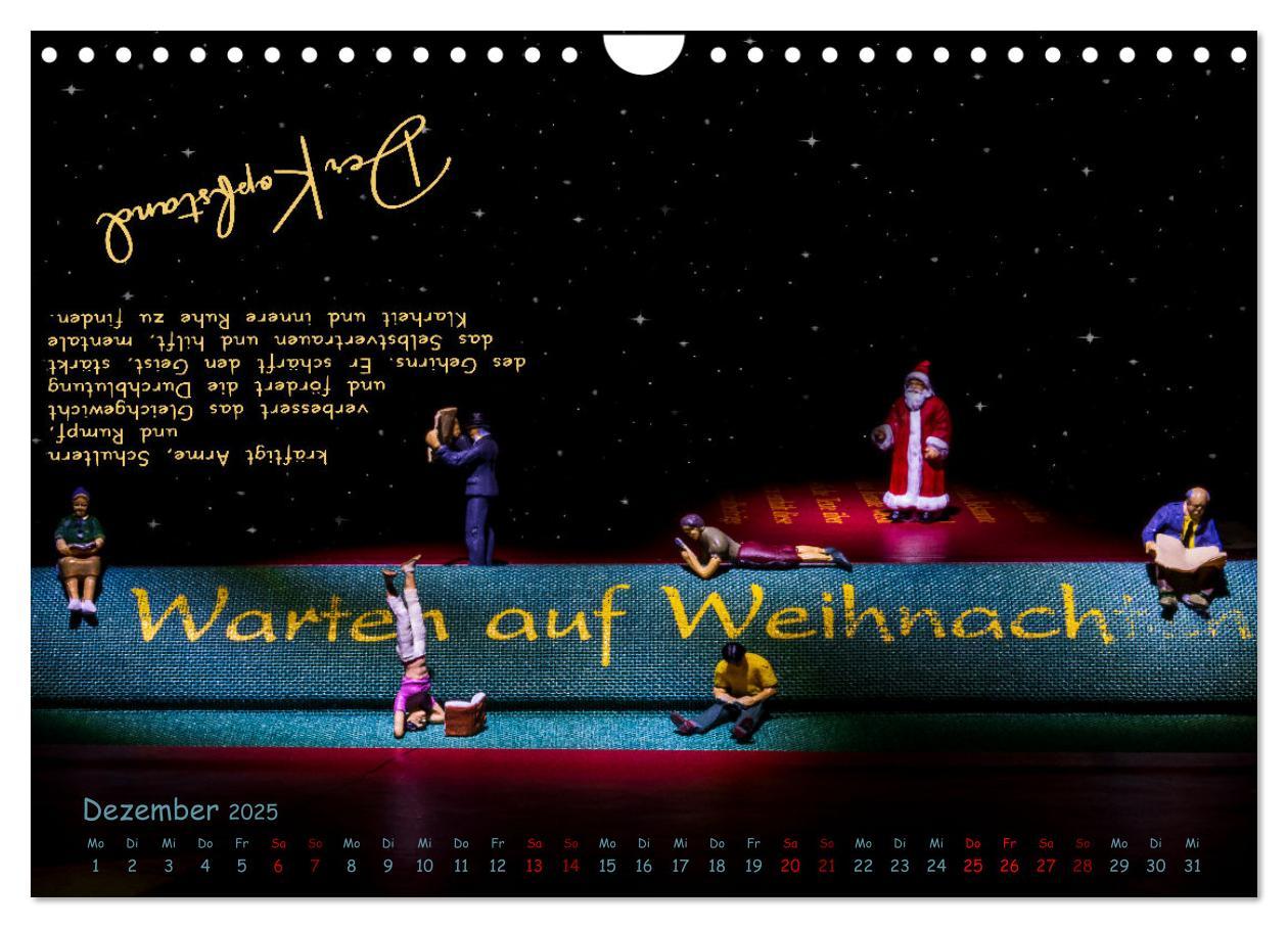 Bild: 9783457173022 | Yoga - Kleine Figur, große Wirkung (Wandkalender 2025 DIN A4 quer),...