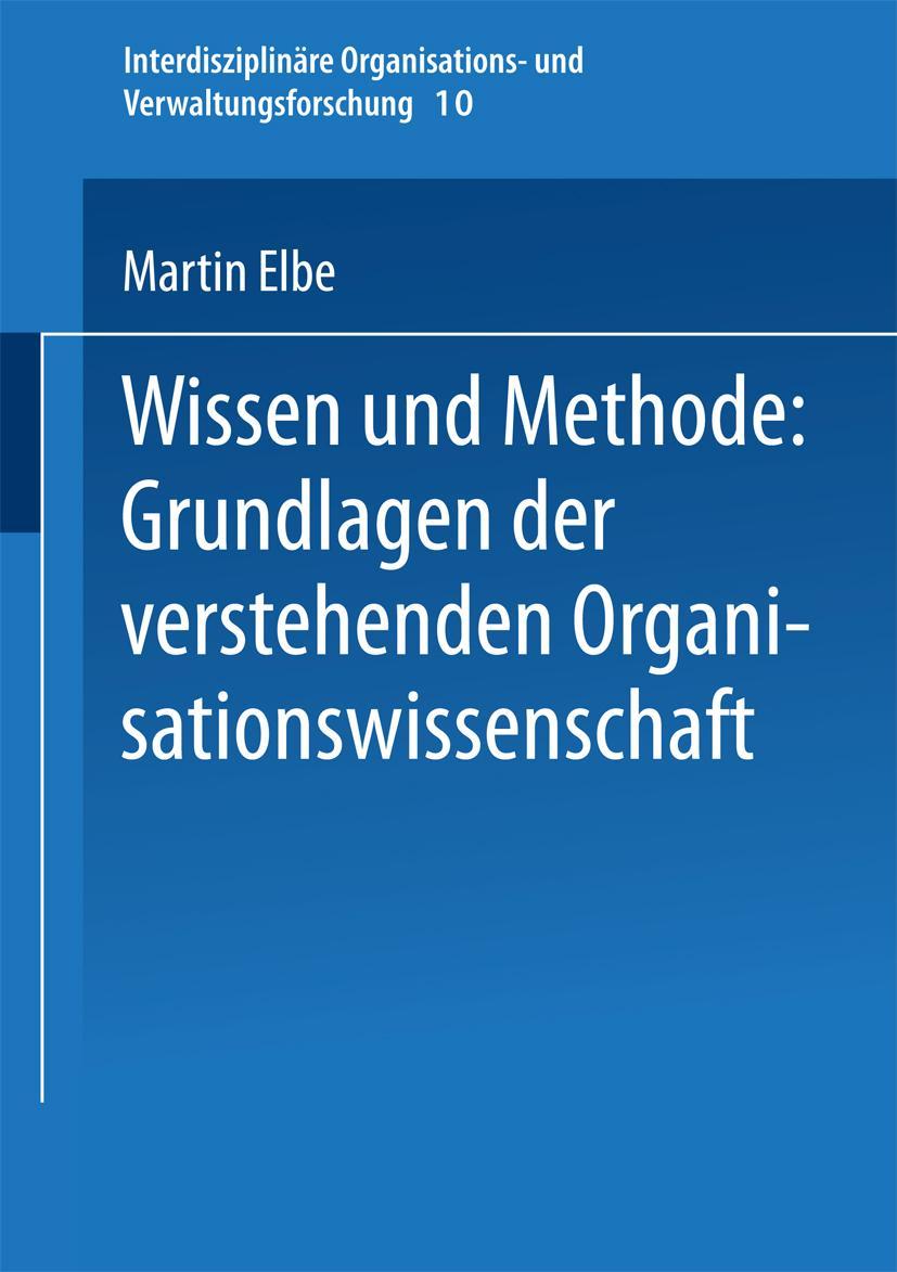 Cover: 9783810036711 | Wissen und Methode: Grundlagen der verstehenden...