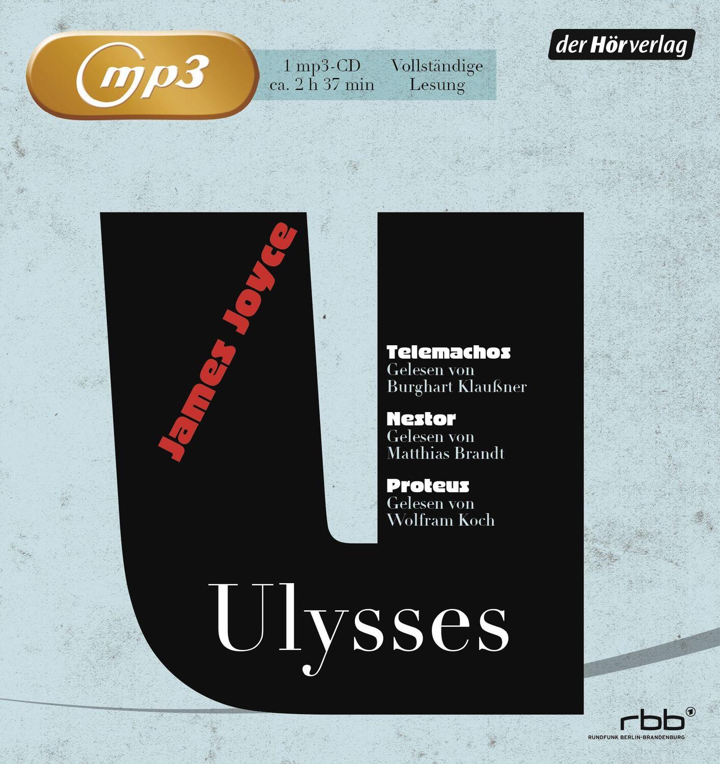 Bild: 9783844509960 | Ulysses | James Joyce | MP3 | 6 | Deutsch | 2013 | Der Hörverlag