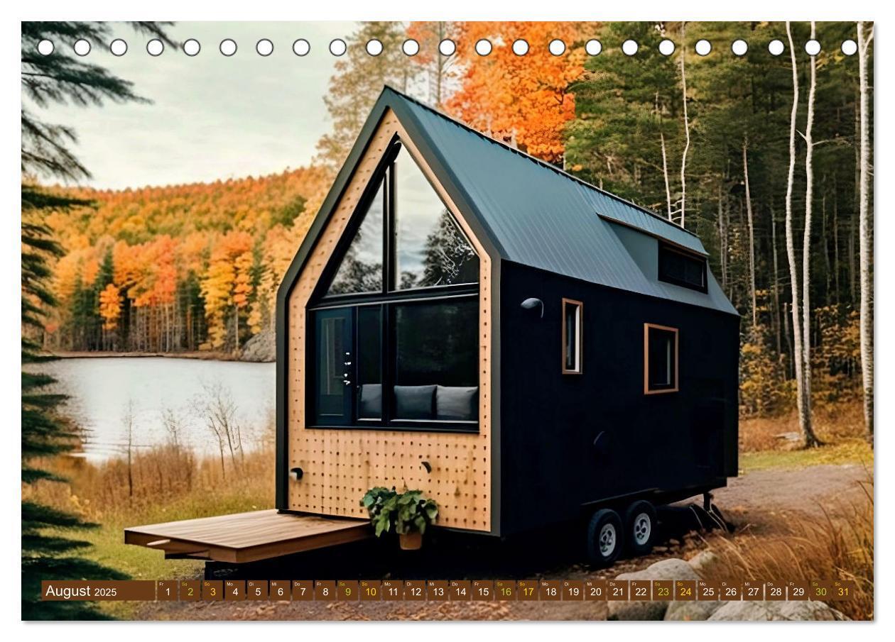 Bild: 9783383827457 | Tiny Houses - wohnen auf kleinstem Raum (Tischkalender 2025 DIN A5...