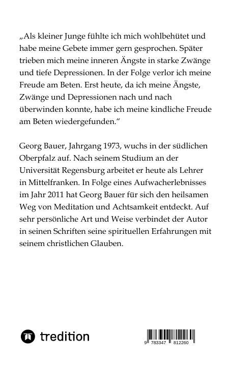 Rückseite: 9783347812260 | Mit dem Herzen beten | Einführung in das meditative Gebet | Bauer