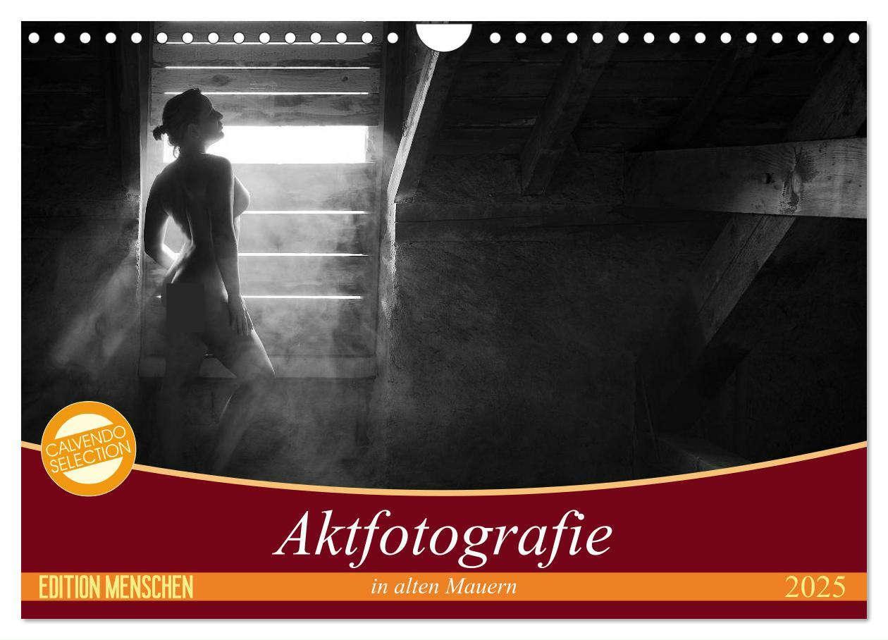 Cover: 9783435790814 | Aktfotografie in alten Mauern (Wandkalender 2025 DIN A4 quer),...