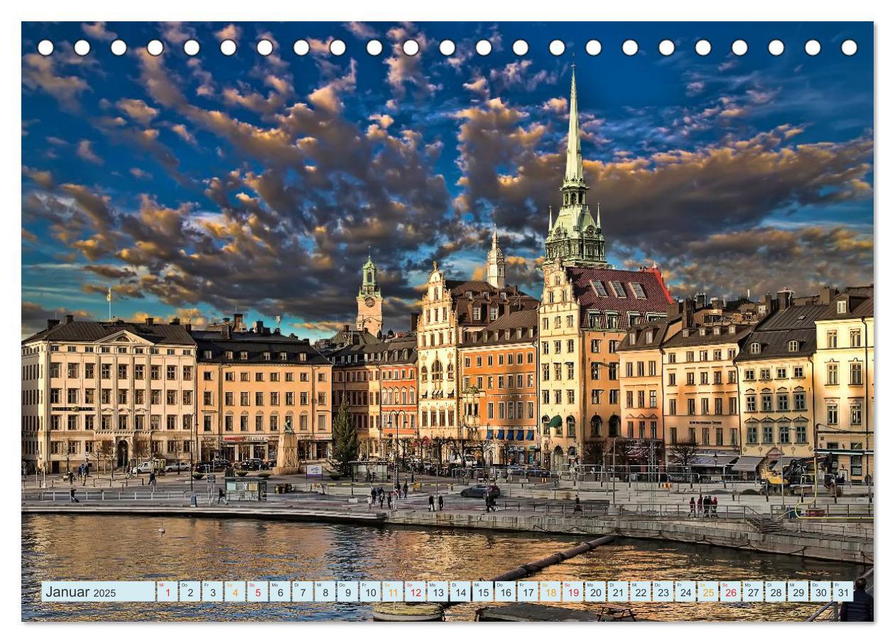 Bild: 9783435572847 | Stockholm - Venedig des Nordens (Tischkalender 2025 DIN A5 quer),...