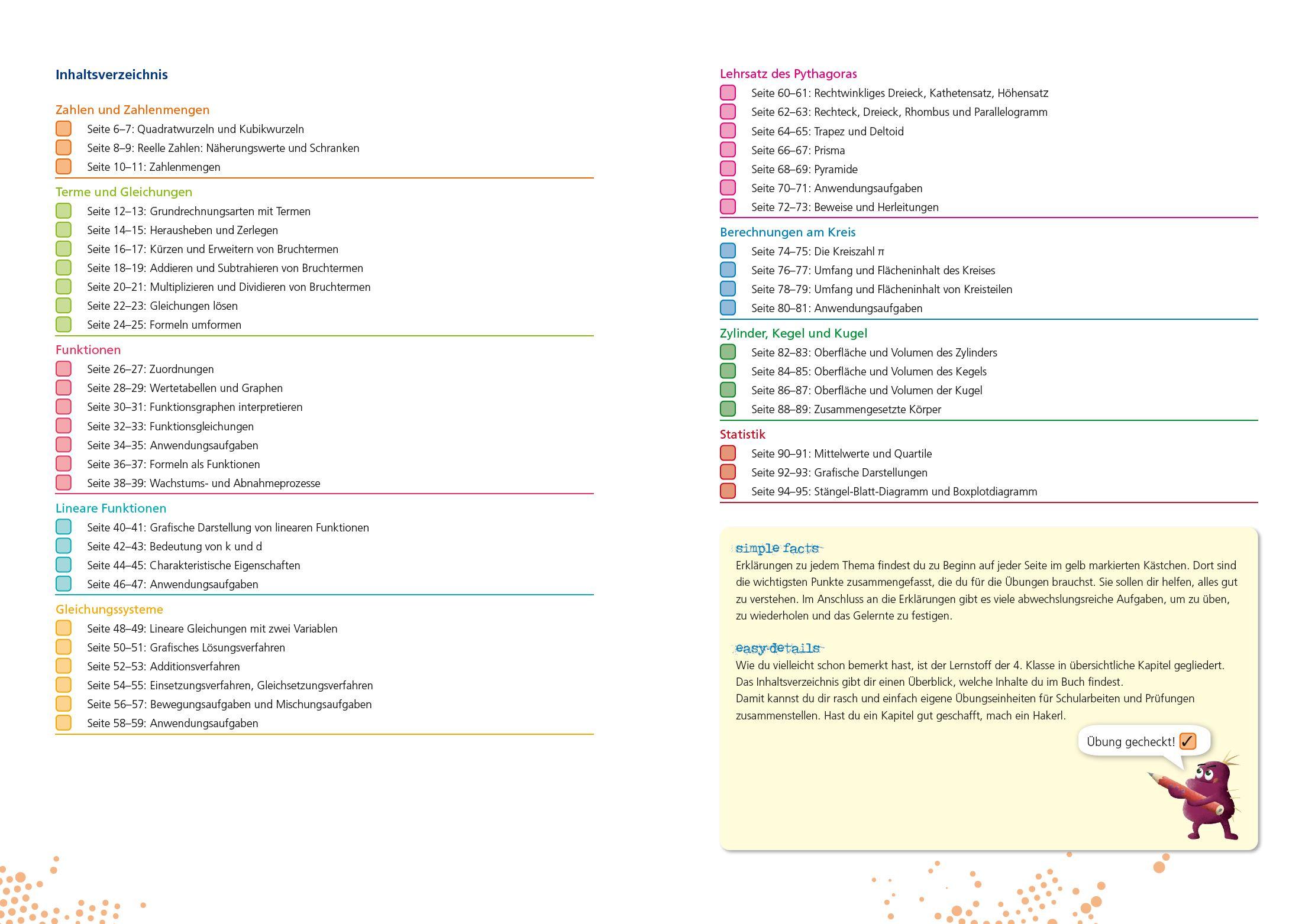 Bild: 9783707422597 | simple und easy Mathematik 4 | Dagmar Wurzer (u. a.) | Taschenbuch