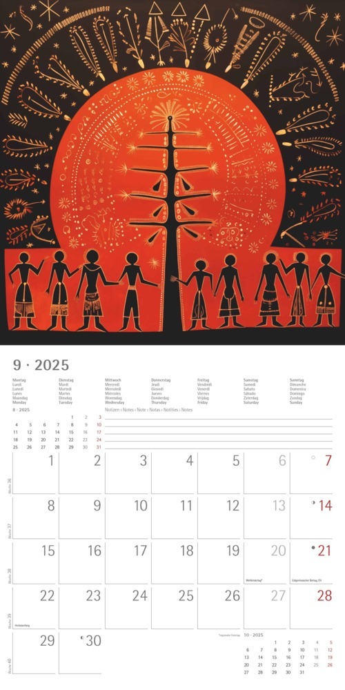 Bild: 4251732344344 | Alpha Edition - Tribal Inspiration 2025 Broschürenkalender,...