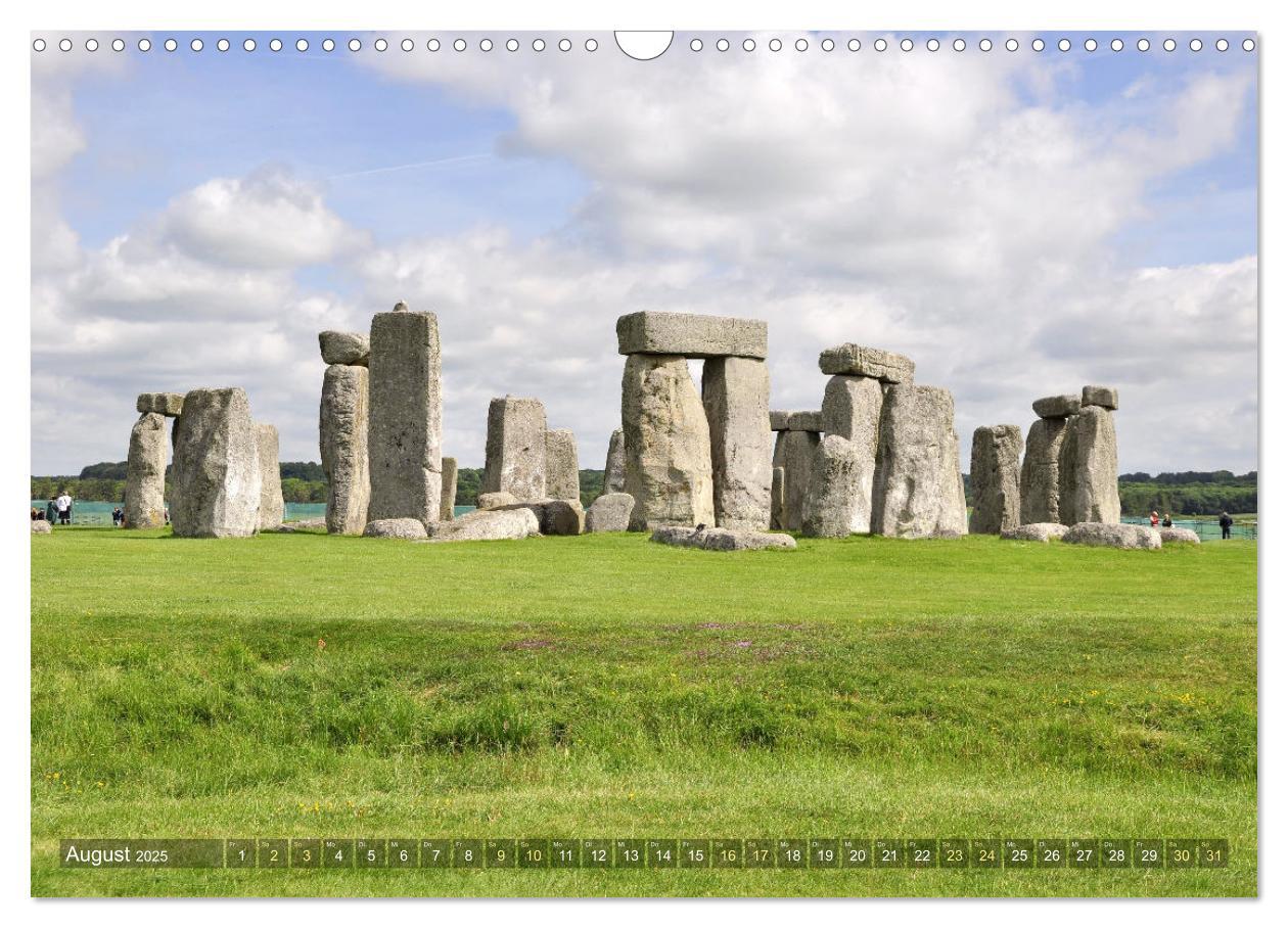 Bild: 9783383918155 | Geheimnisvolles Stonehenge (Wandkalender 2025 DIN A3 quer),...