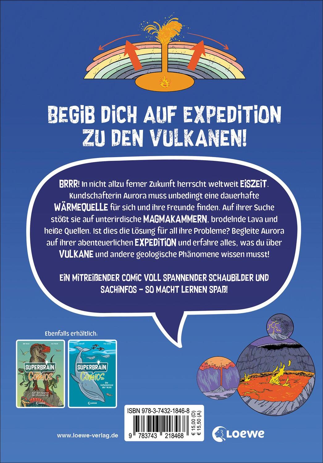 Rückseite: 9783743218468 | Superbrain-Comics - Abenteuer Vulkane | Jon Chad | Buch | 128 S.