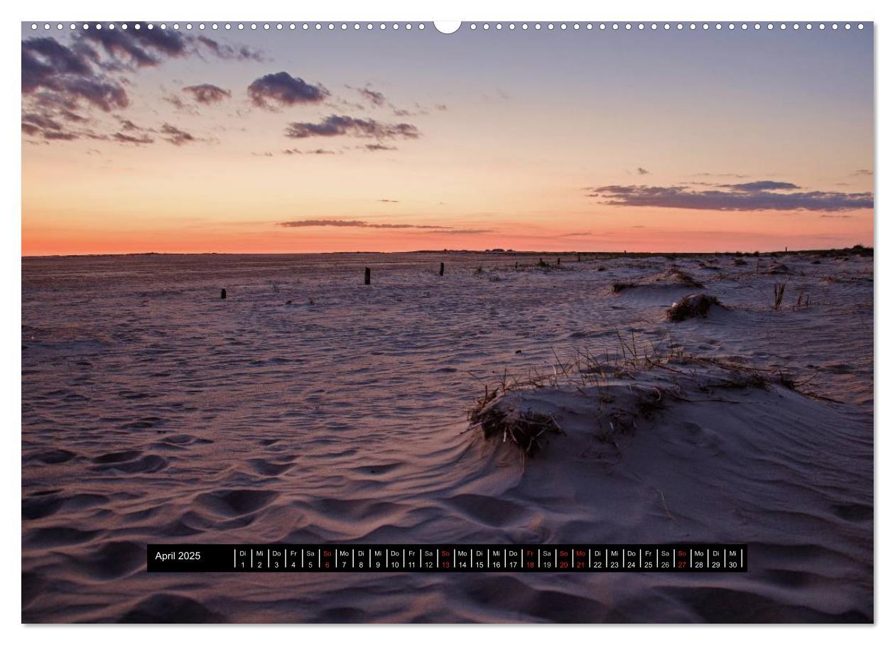 Bild: 9783435489039 | Abendlicht über der Nordsee (Wandkalender 2025 DIN A2 quer),...