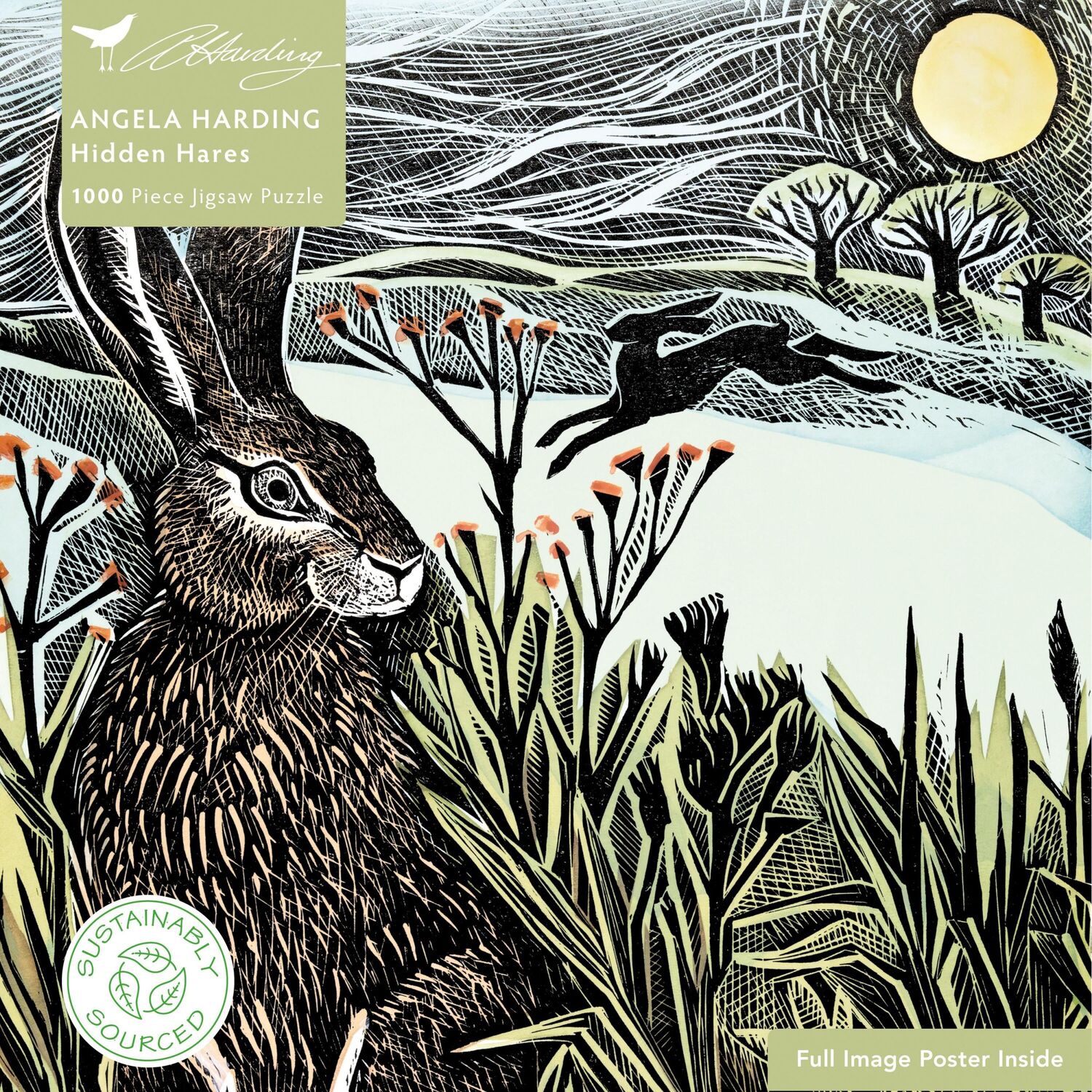 Cover: 9781804179192 | Adult Sustainable Jigsaw Puzzle Angela Harding: Hidden Hares | Buch