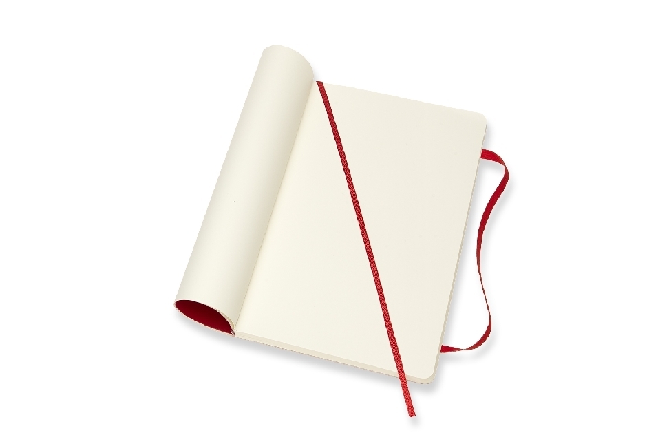 Bild: 8055002854658 | Moleskine Notizbuch Large/A5, Blanko, Soft Cover, Scharlachrot | Buch