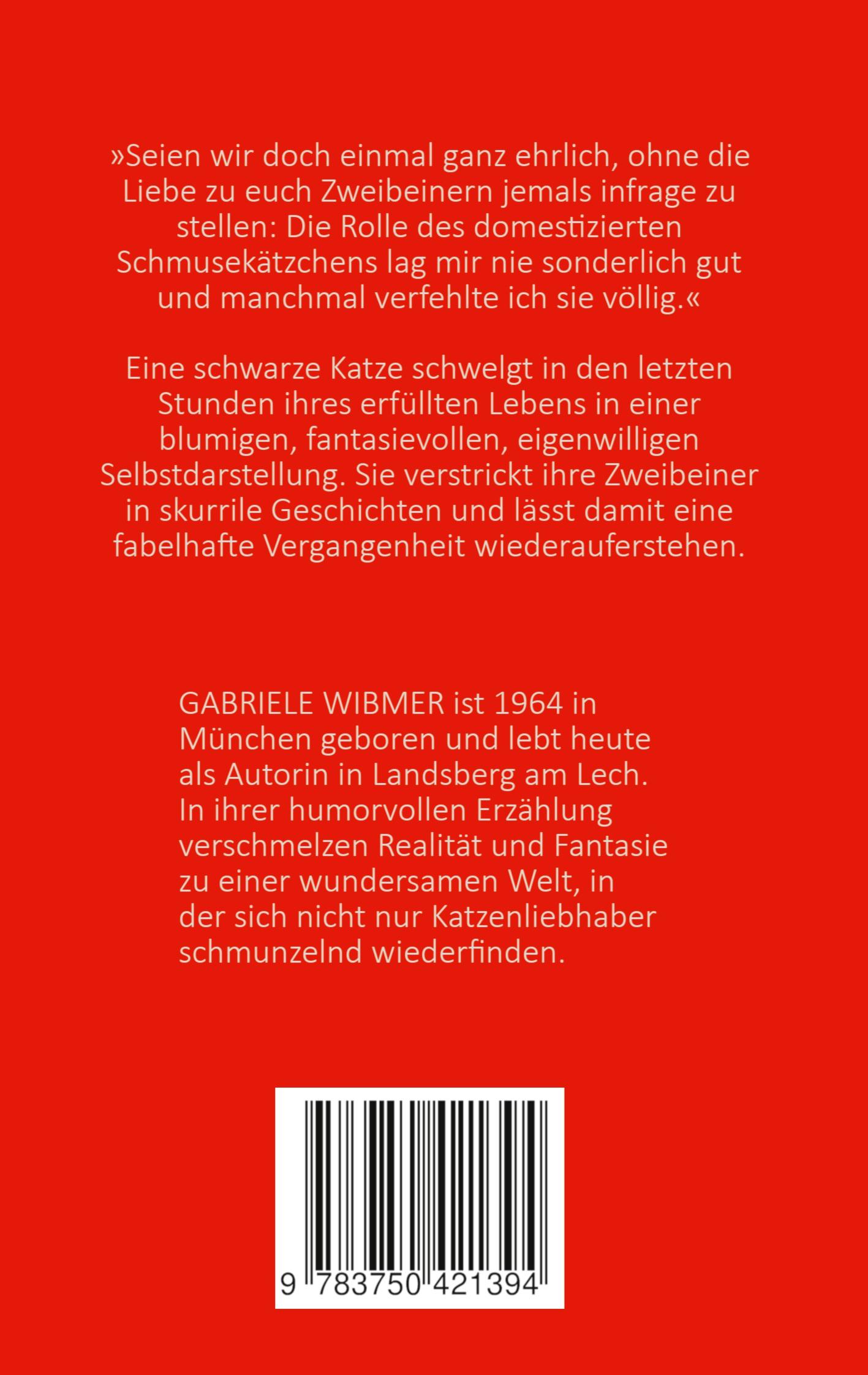 Rückseite: 9783750421394 | Gefühlt war ich ein Panther | Gabriele Wibmer | Taschenbuch | 128 S.