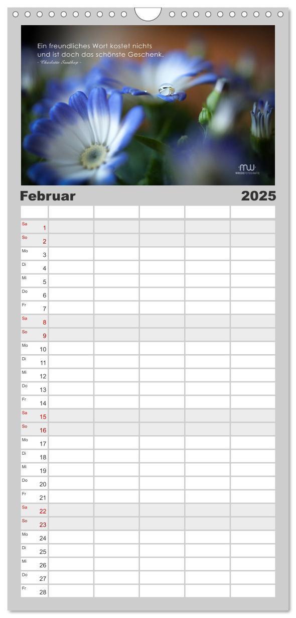 Bild: 9783457120545 | Familienplaner 2025 - Gedanken... Bildkalender mit Sprüchen mit 5...