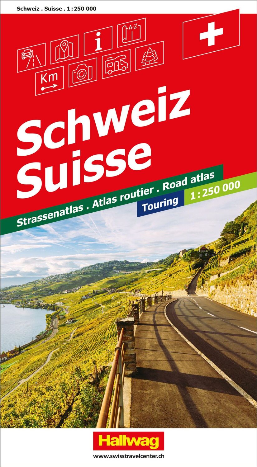 Cover: 9783828300484 | Hallwag Touring Strassenatlas Schweiz | Hallwag Kümmerly+Frey AG