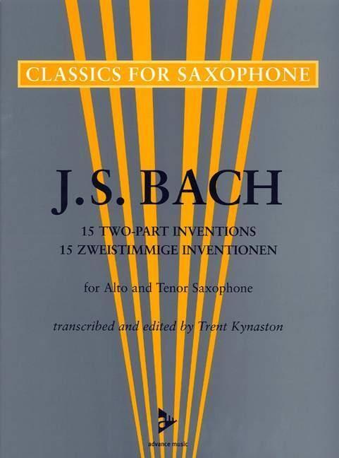 Cover: 9783892215448 | 15 zweistimmige Inventionen | Johann Sebastian Bach | Buch | 32 S.