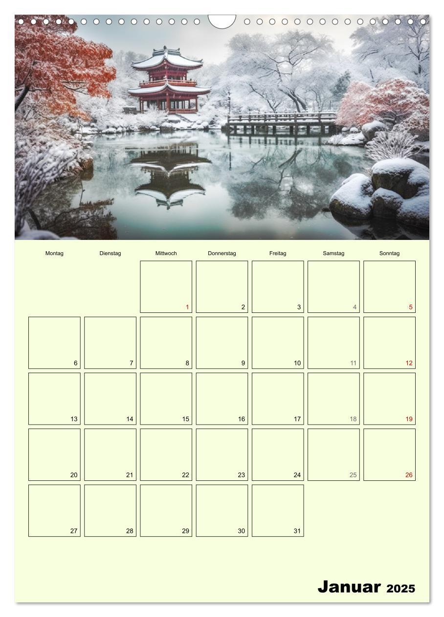 Bild: 9783435869381 | Im japanischen Garten. Zauberhafte Illustrationen (Wandkalender...