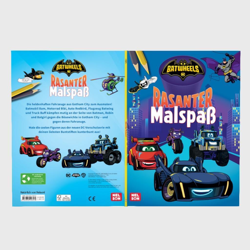 Bild: 9783845126579 | DC Batwheels: Rasanter Malspaß | Taschenbuch | DC Universum | 64 S.