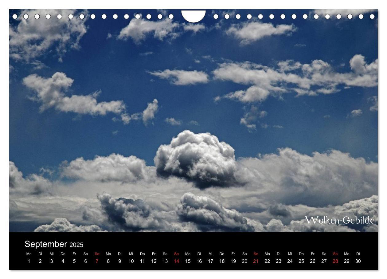 Bild: 9783435799503 | Wolken-Kunstwerke (Wandkalender 2025 DIN A4 quer), CALVENDO...