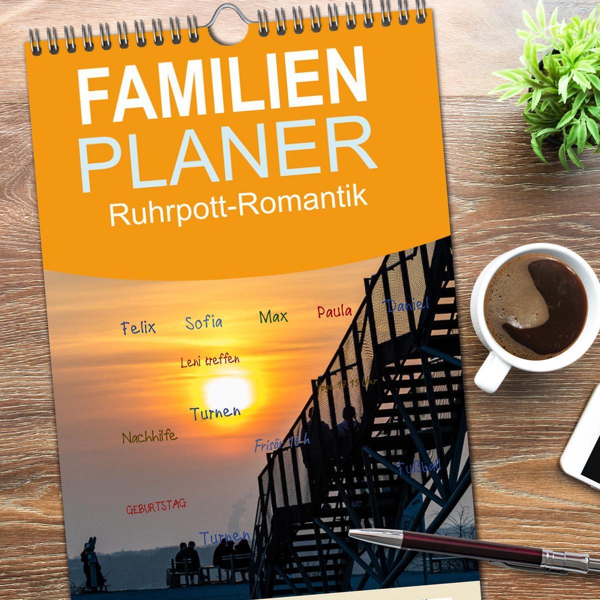 Bild: 9783457102749 | Familienplaner 2025 - Ruhrpott-Romantik mit 5 Spalten...