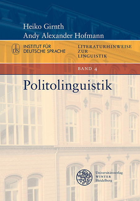 Cover: 9783825366032 | Politolinguistik | Heiko Girnth (u. a.) | Taschenbuch | 74 S. | 2016