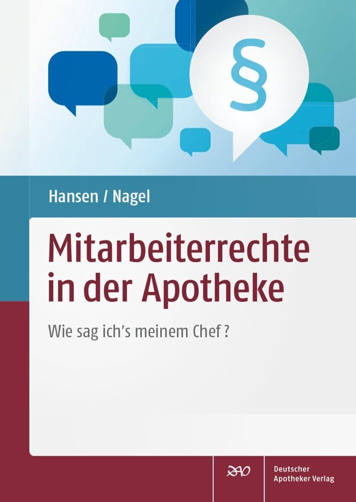 Cover: 9783769269819 | Mitarbeiterrechte in der Apotheke | Wie sag ich's meinem Chef? | Buch